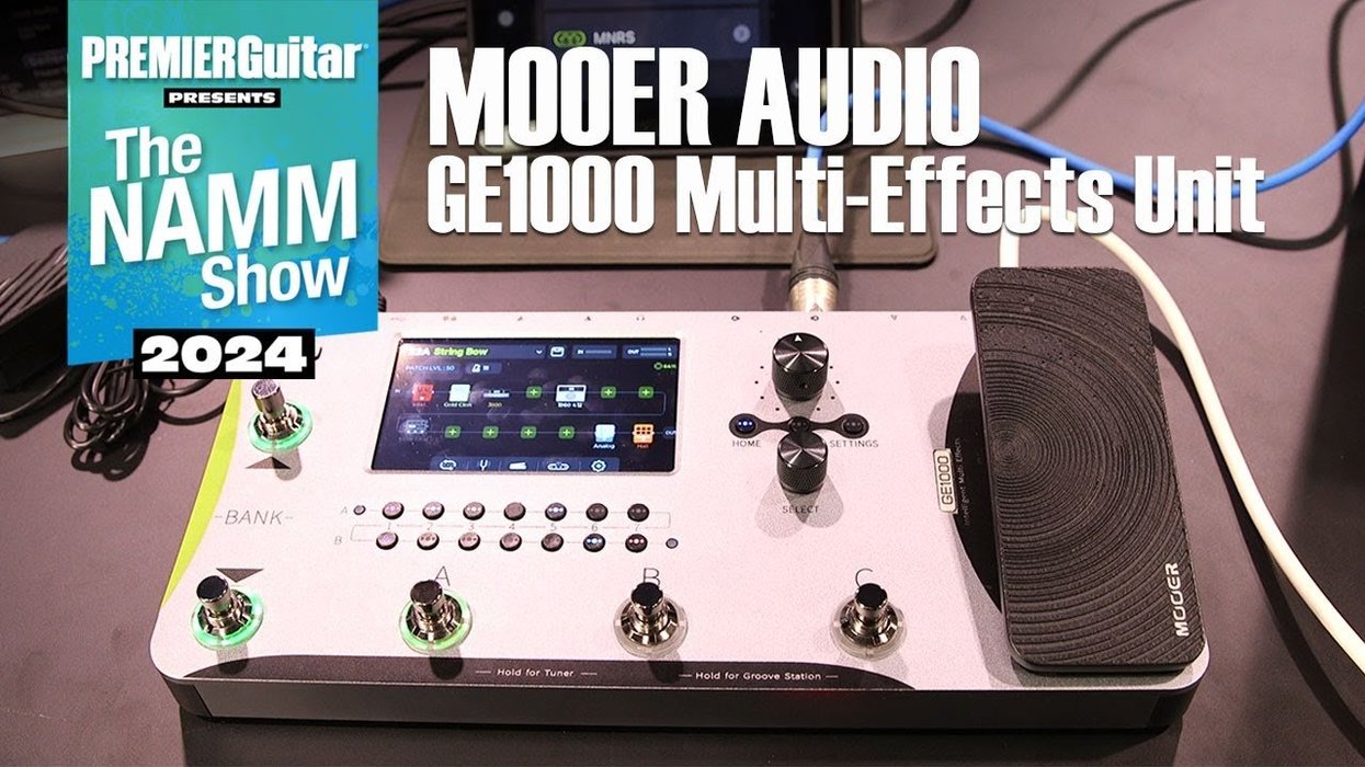 Mooer Audio GE1000 Demo at NAMM 2024 - Premier Guitar