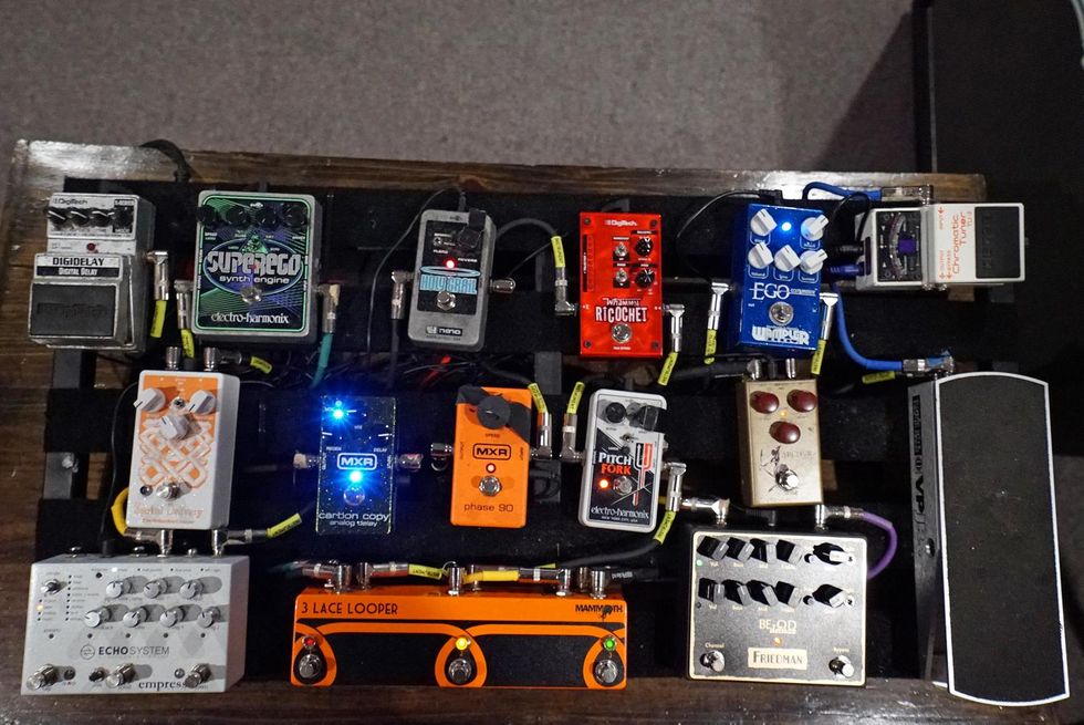 moon tooth nick lee pedalboard