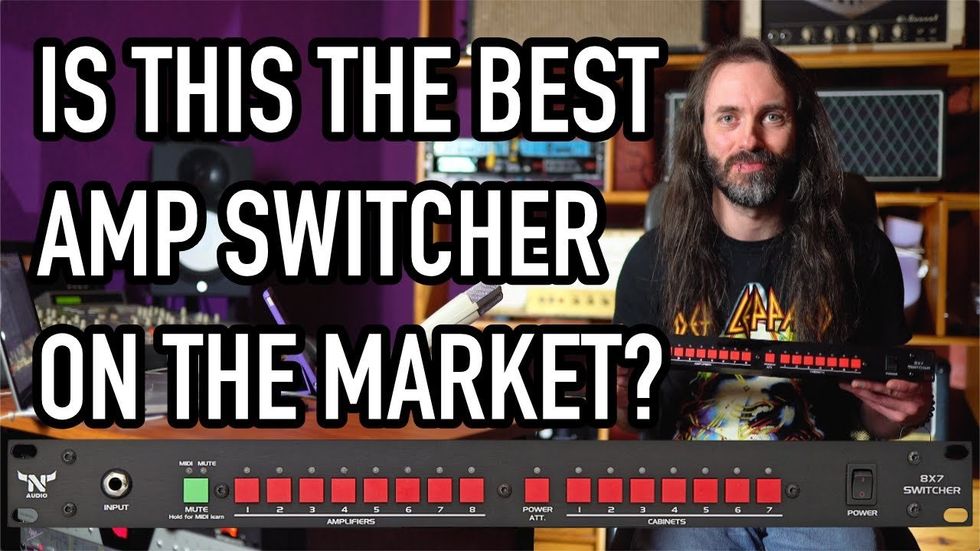 NAUDIO 8X7 SWITCHER Awesome Amp Switcher tested with Vintage Amps