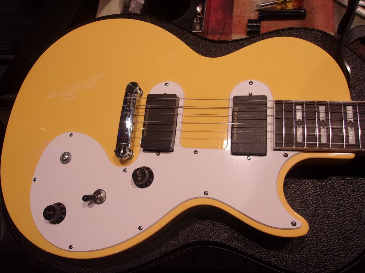 ​Reader Guitar of the Month: Custom Yellow Active LP