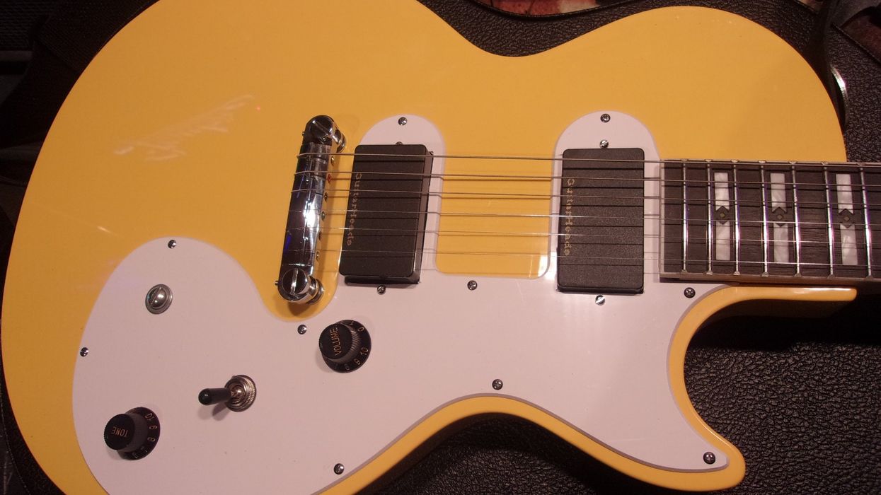Reader Guitar of the Month: Custom Yellow Active LP