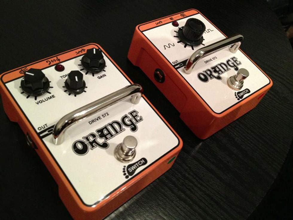 New Orange Pedals