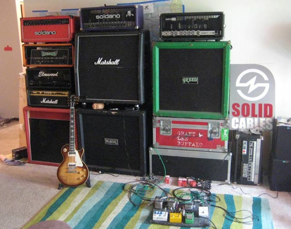 Nial McGaughey's Recording/Writing Area