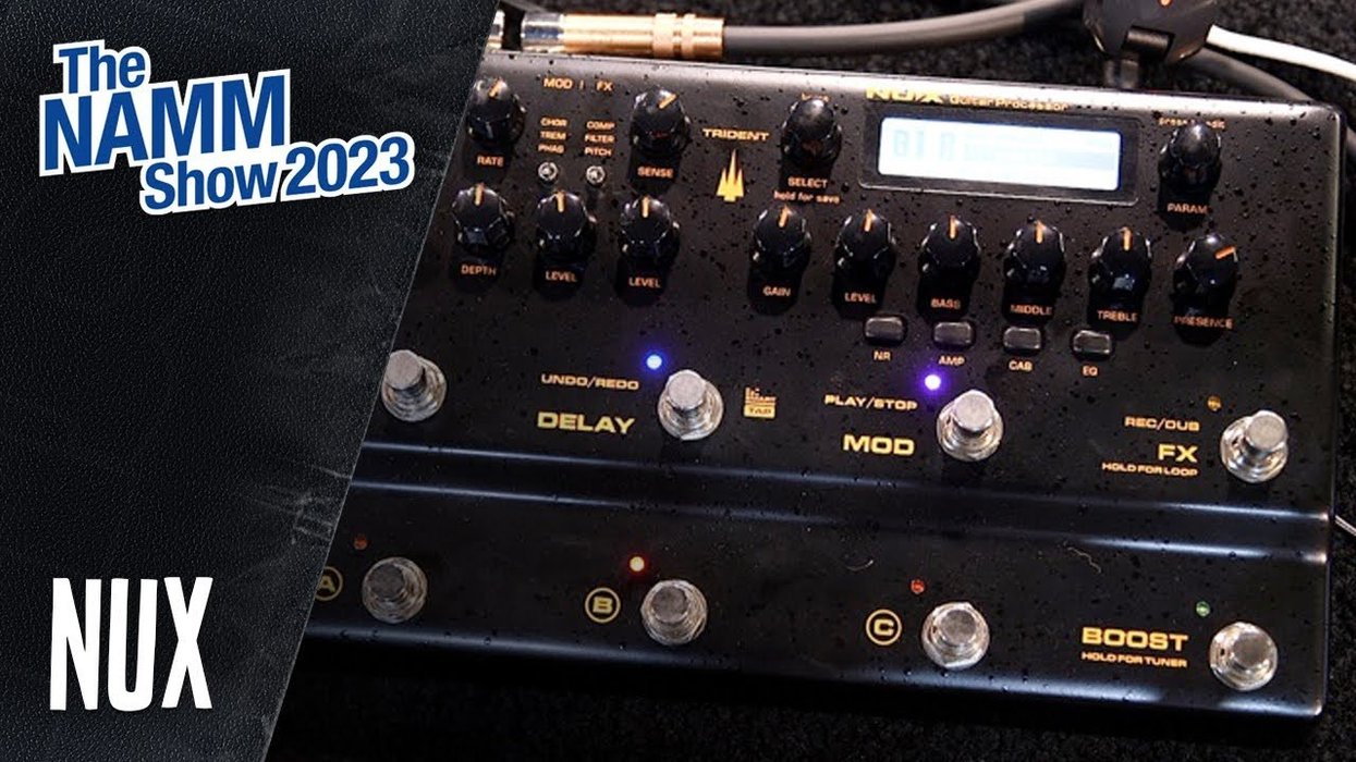 Nux R12 NUX Trident Demo | NAMM 2023 - Premier Guitar