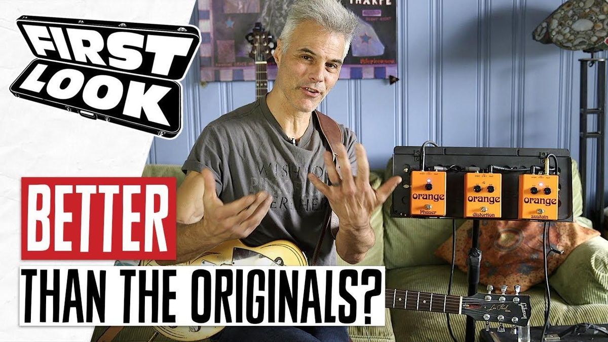 First Look: Orange Distortion, Sustain & Phaser Pedals