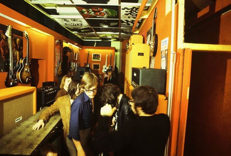 Orange Shop Interior