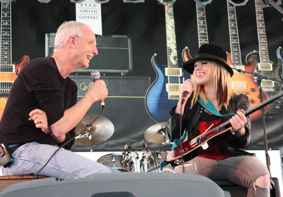 Orianthi and Paul Reed Smith