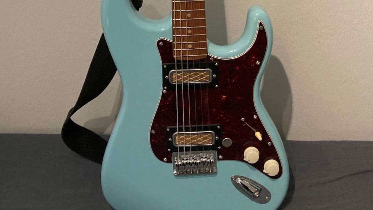 A Discounted, Humbucker-Equipped Harley Benton S-style Drips With Vintage Cool