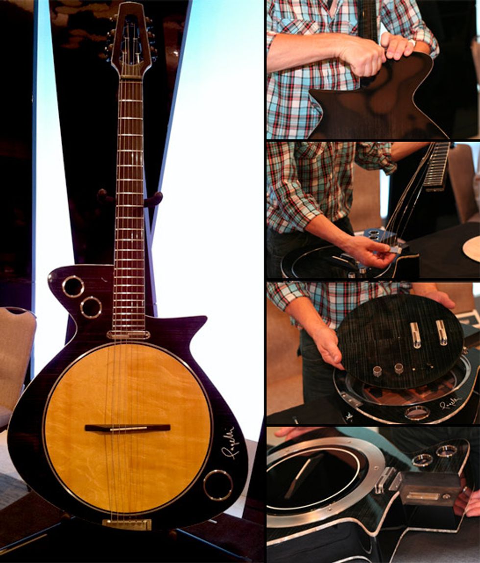 Pagelli Interchangeable Top Guitar