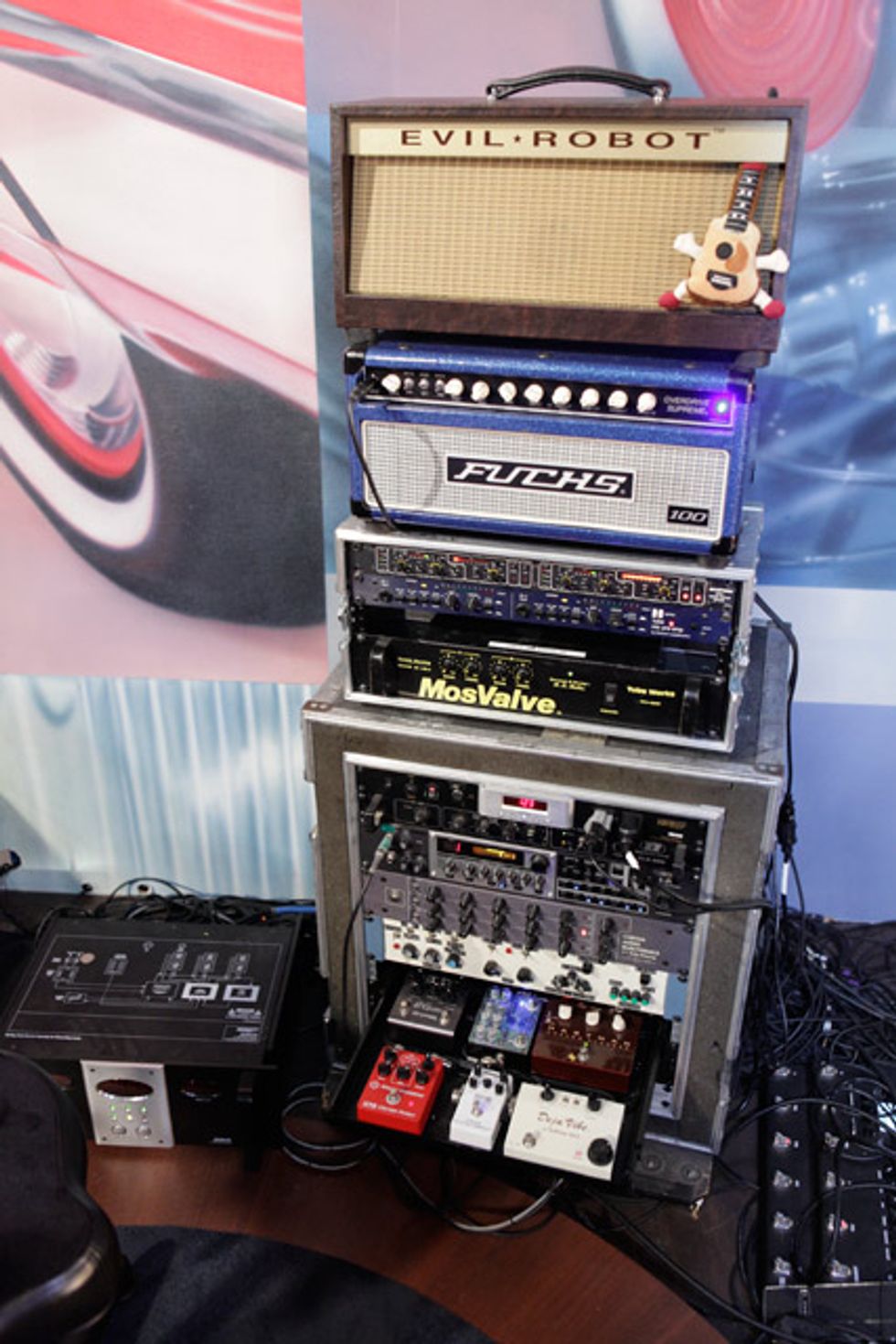 Paul Jackson Jr.'s Amps and Rack