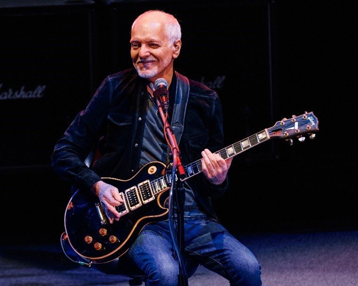 Peter Frampton and guitar