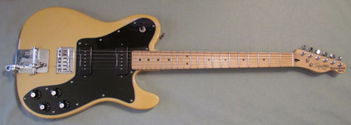 Will Ray's Bottom Feeder: Squier Telecaster Custom II with P-90s