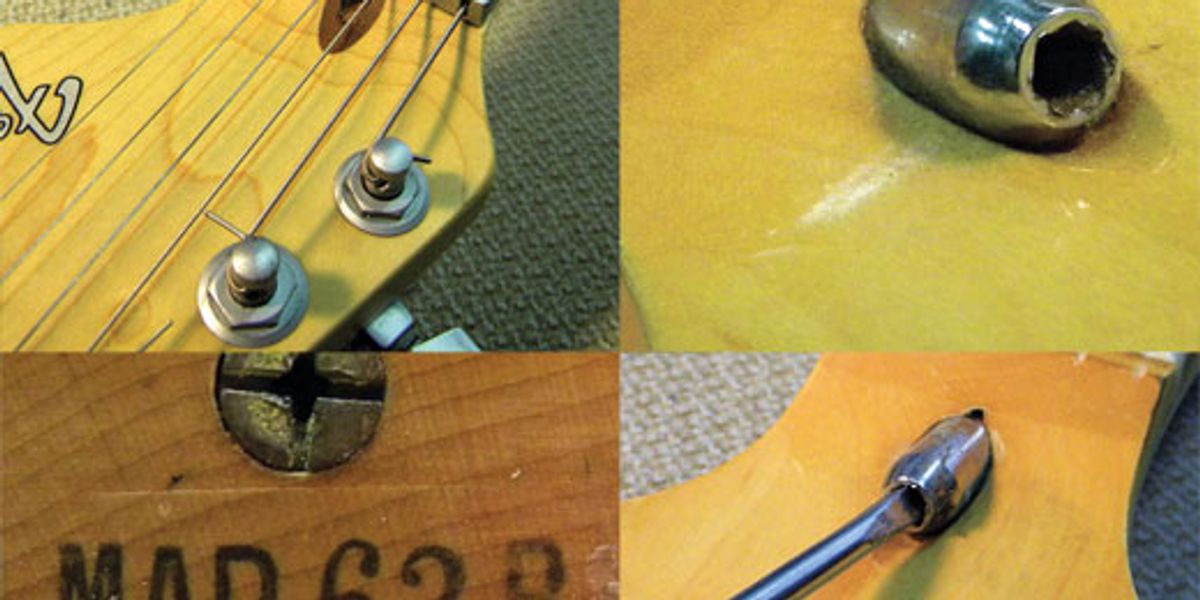 Guitar Shop 101: Dealing with a Stripped Truss-Rod Nut - Premier Guitar