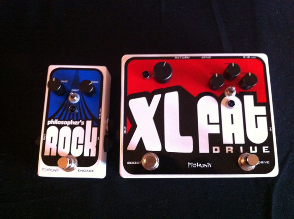 Pigtronix Philosopher's Rock and XL Fat Drive