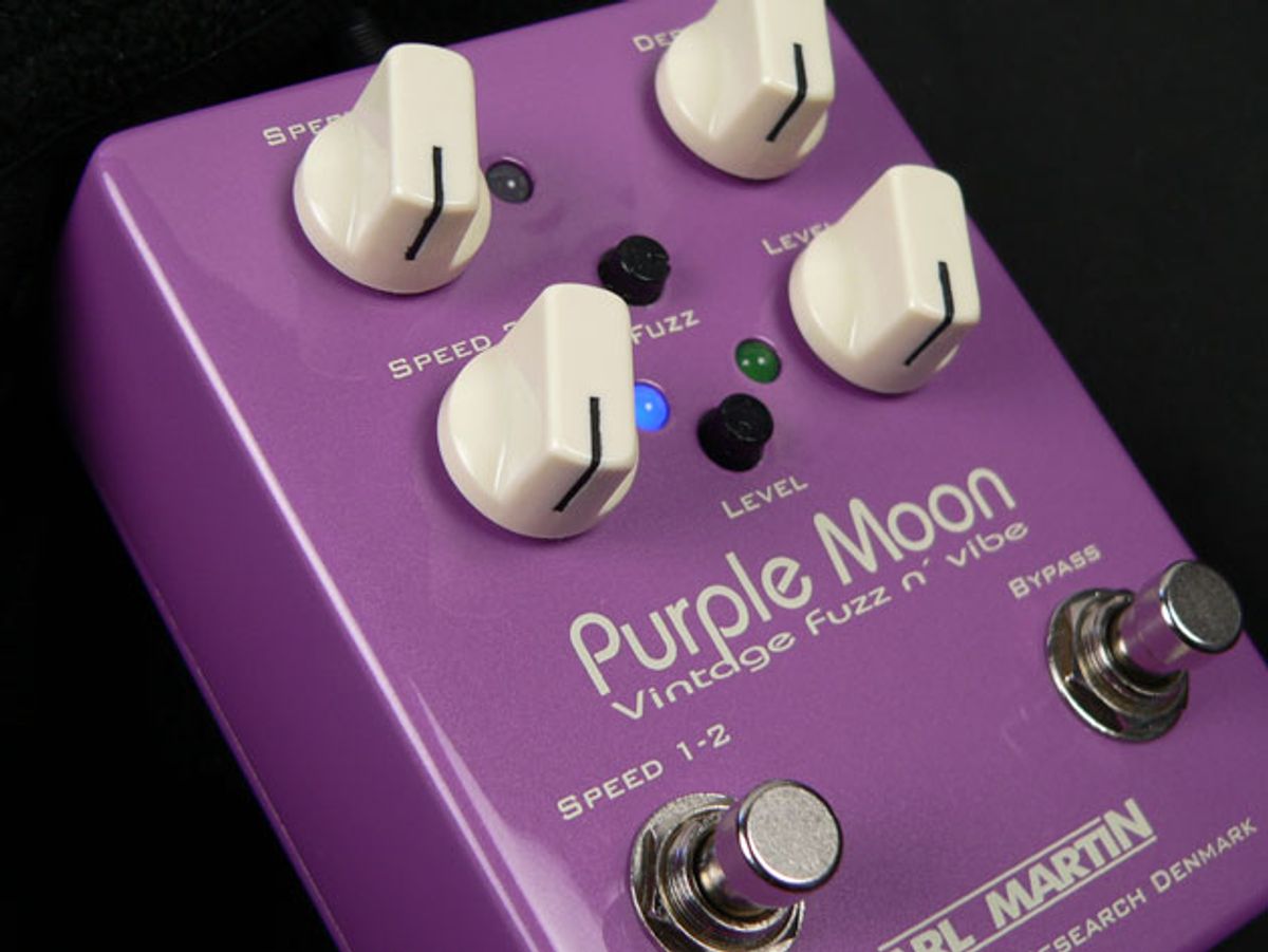 Carl Martin Introduces the Purple Moon and Dual Injector Pedals