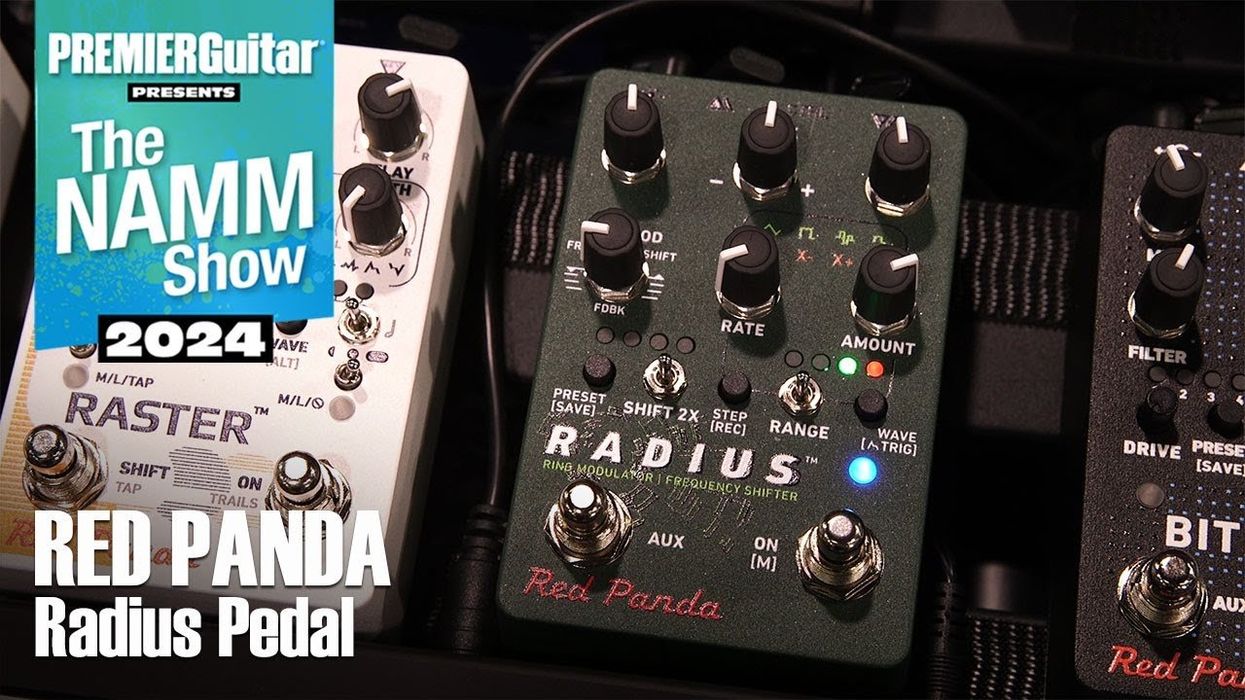 Red Panda Radius Ring Mod & Frequency Shifter with Pitch Tracking + LFO Demo | NAMM 2024