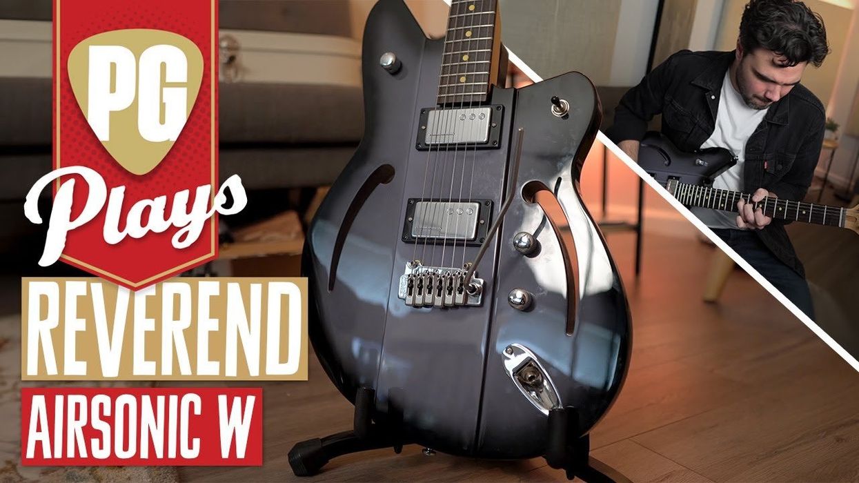 Reverend AirSonic W: PG Plays Guitar Demo