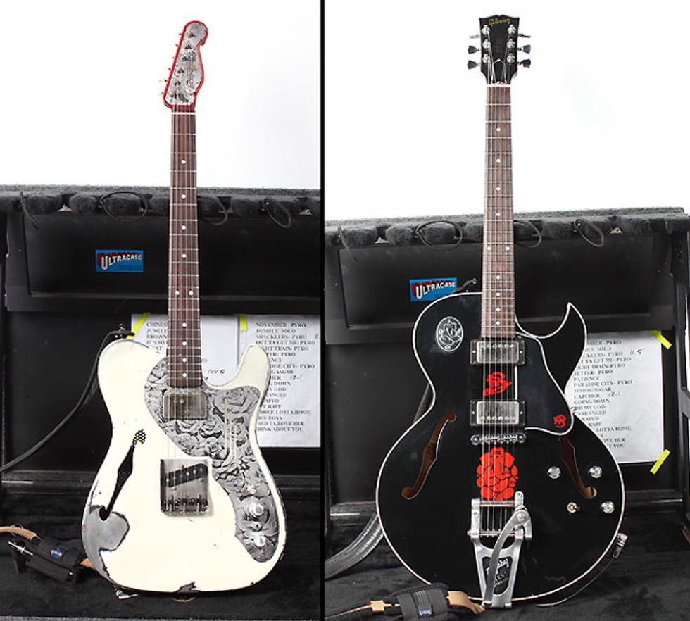 Richard Fortus' James Trussart Steelcaster and ES-135