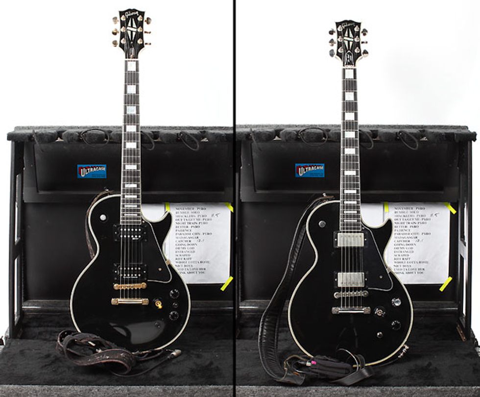 Richard Fortus' Les Pauls