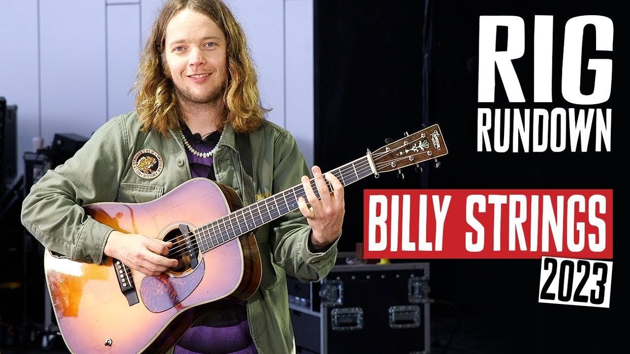Billy Strings Guitar Rig Rundown 2023 - Premier Guitar
