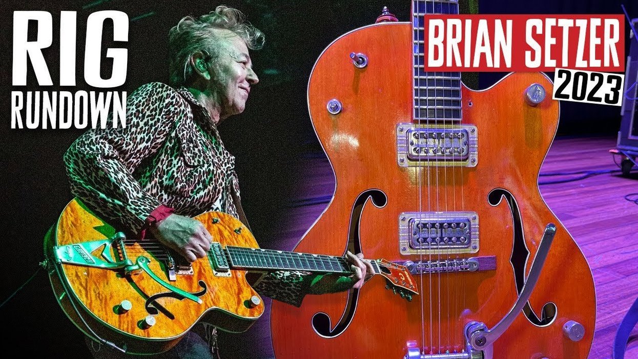 Brian Setzer Rig Rundown 2023 - Premier Guitar