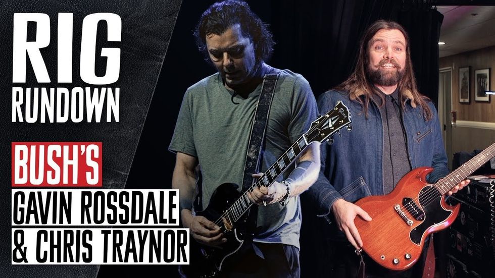 Rig Rundown: Bush’s Gavin Rossdale & Chris Traynor[2023] - THE ISNN