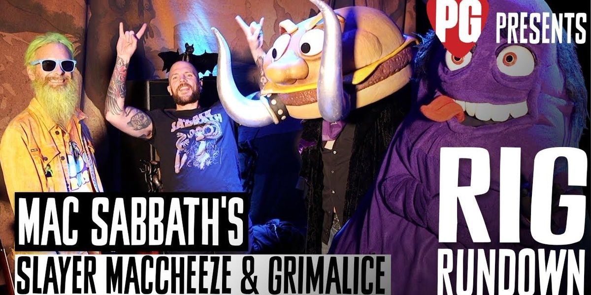 Mac Sabbath Guitar & Bass Rig Rundown with Slayer MacCheeze and ...