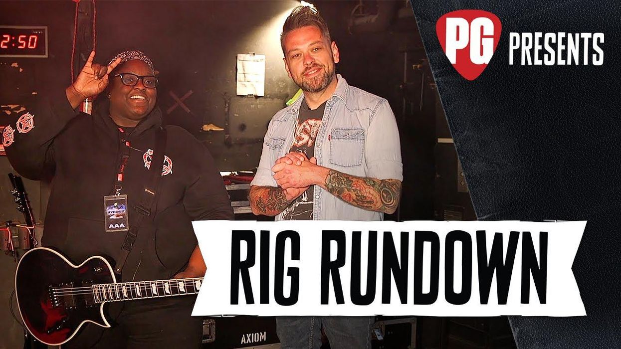 Tetrarch Diamond Rowe and Josh Fore Guitar Rig Rundown - Premier Guitar