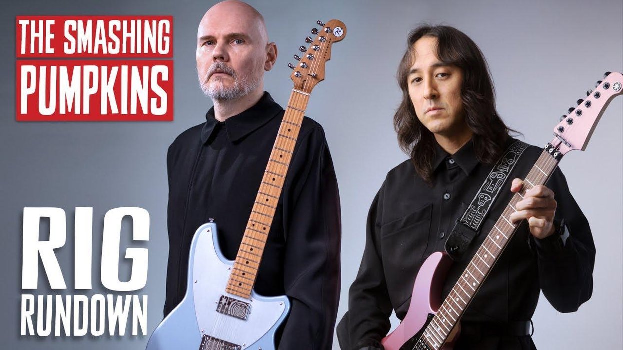 The Smashing Pumpkins Guitar Rig Rundown Video Tour - Premier Guitar