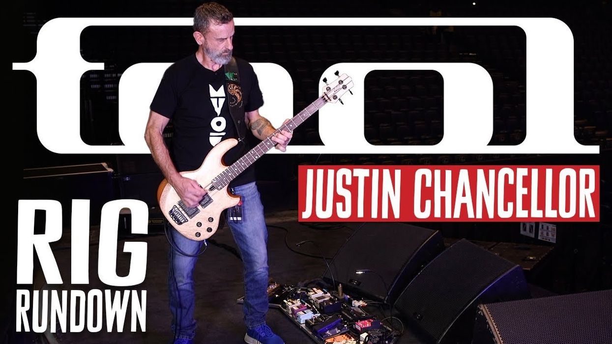 Tool's Justin Chancellor Rig Rundown Gear Tour
