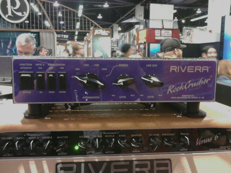 Rivera's new RockCrusher Power Attenuator and Load Box