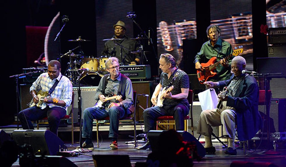 Robert Cray, Eric Clapton, Jimmy Vaughan, and B.B. King