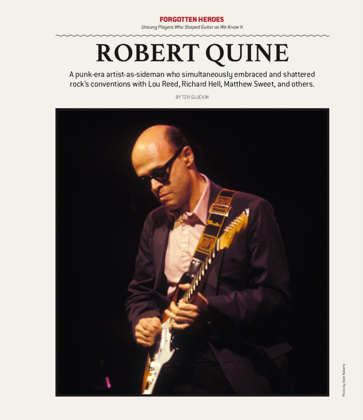 Forgotten Heroes: Robert Quine