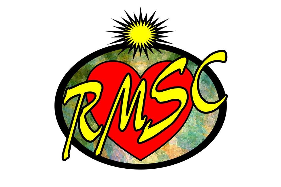 Rocky Mountain Slides Company logo.
