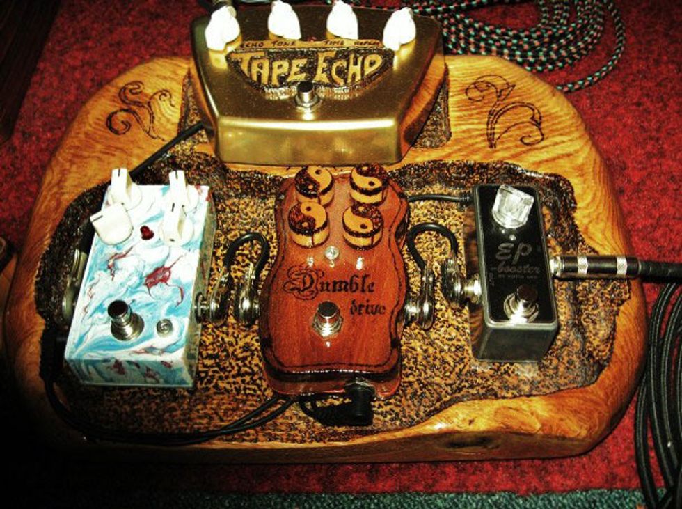 Roman Miholcic's Custom Pedalboard and Pedals