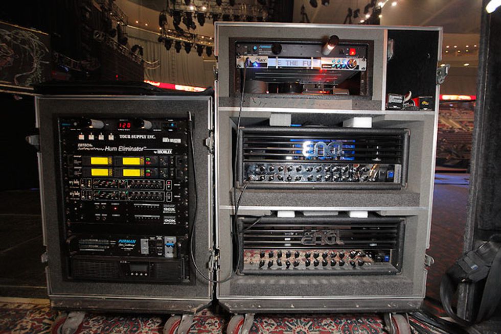 Ron Bumblefoot Thal's Rack and Amps