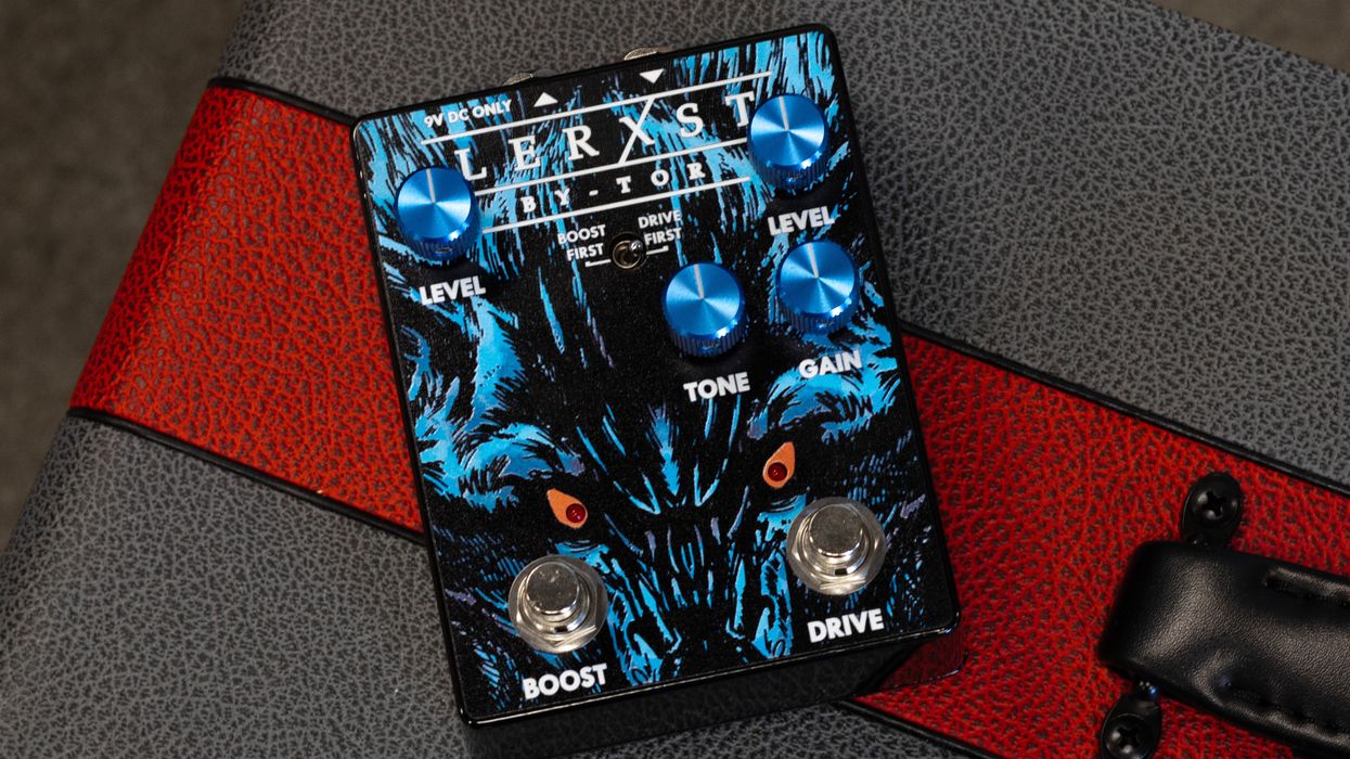 Rush's Alex Lifeson drive guitar pedal