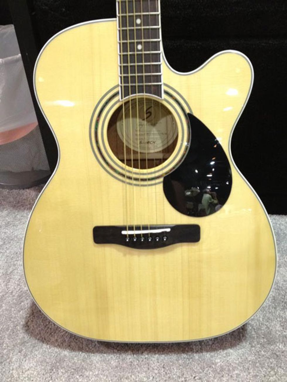 Samick GOM-100SCE/PK/N Cutaway