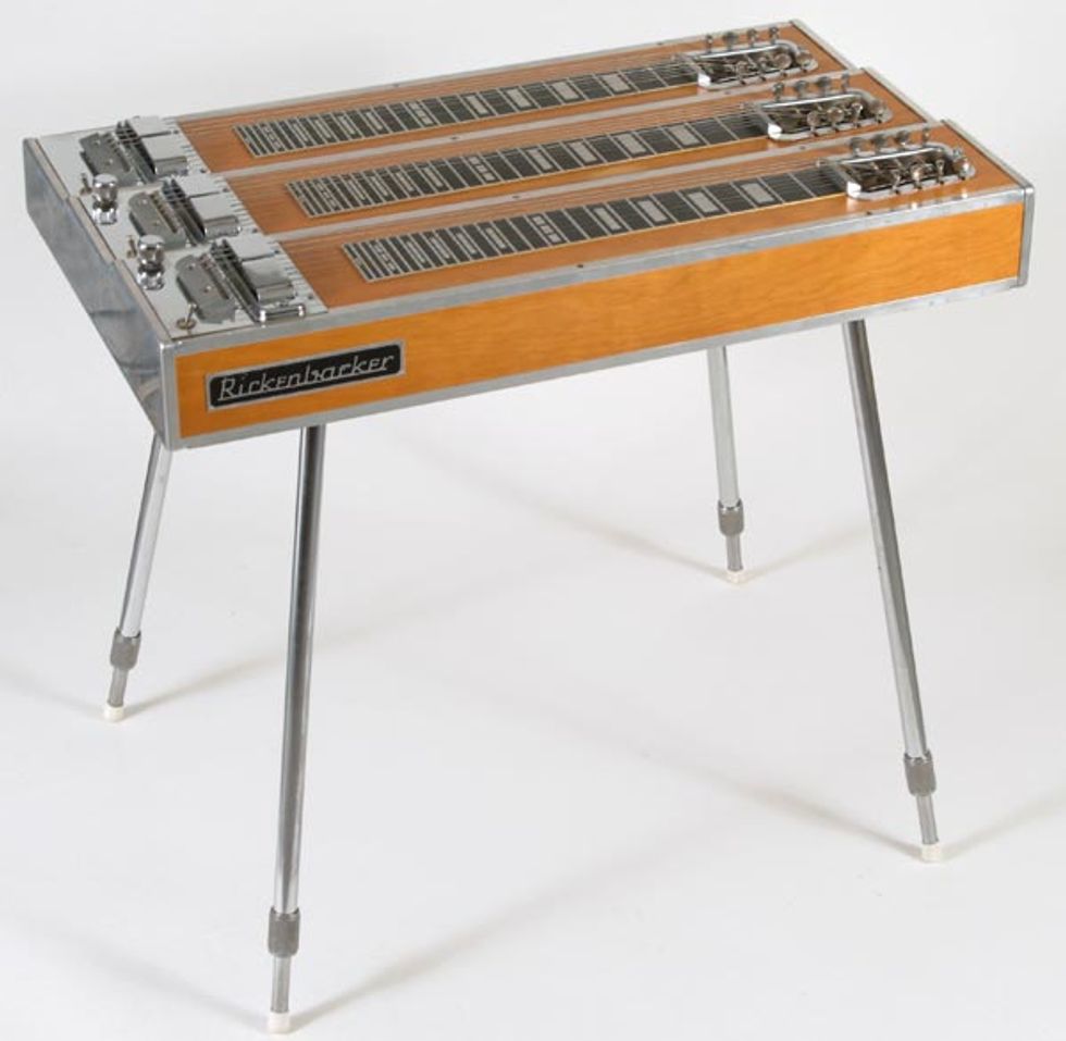 September - Late-1950s Rickenbacker Console 518 Triple-Neck Steel Guitar