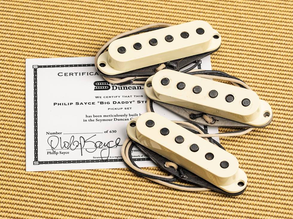 single coil big daddy strat set