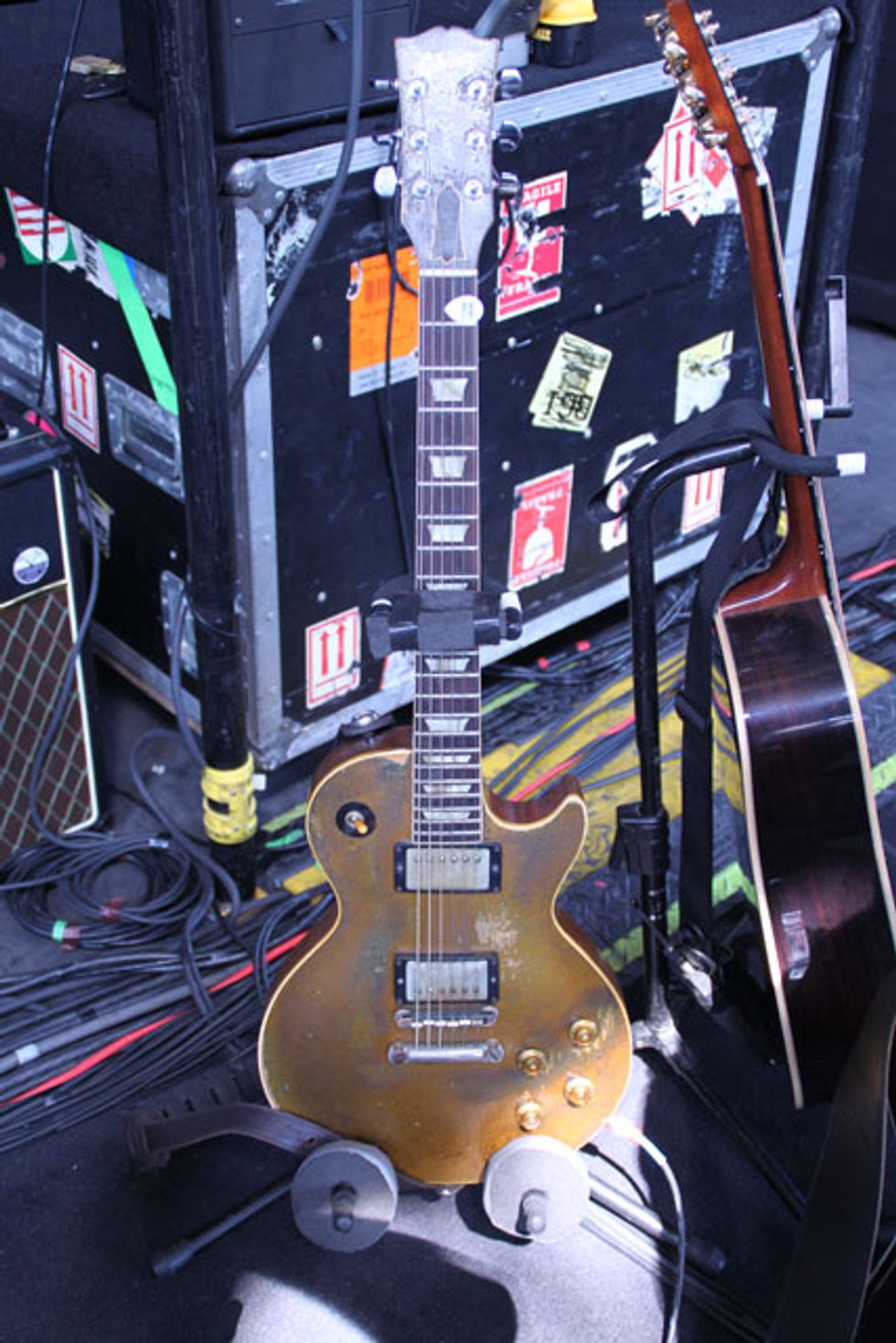Snowy White's '57 Gibson Les Paul Goldtop