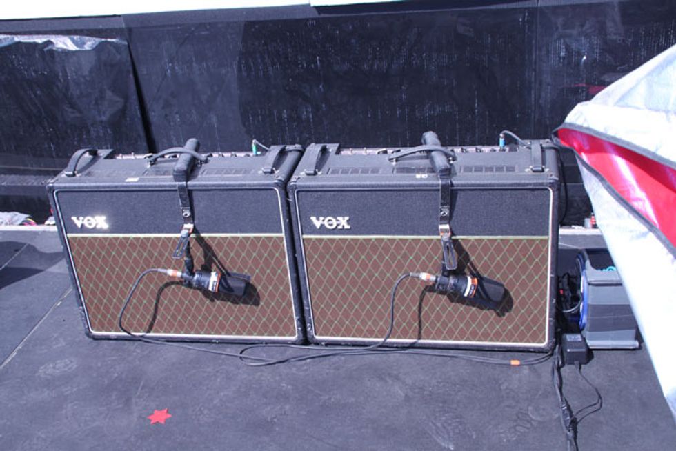 Snowy White's Front-of-Stage Amps