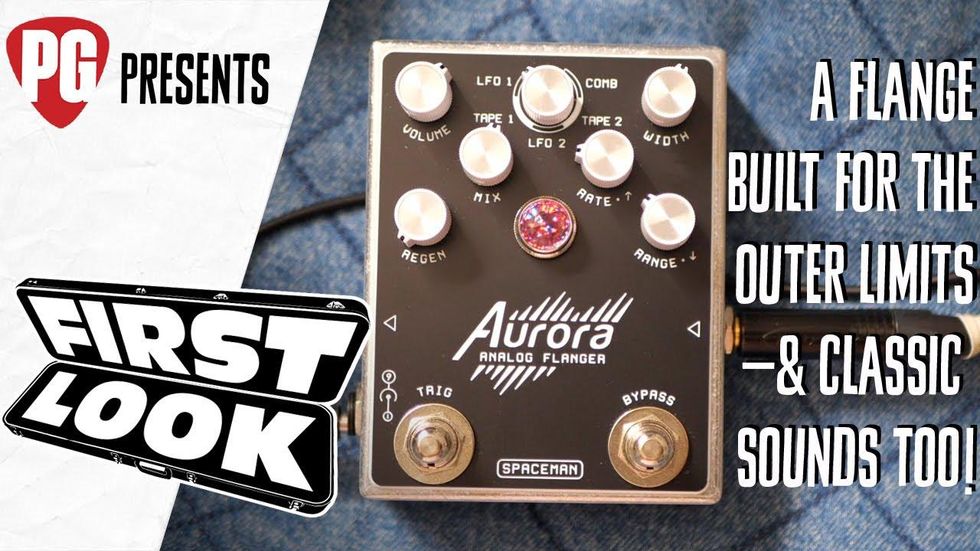 First Look: Spaceman Aurora Analog Flanger - Premier Guitar