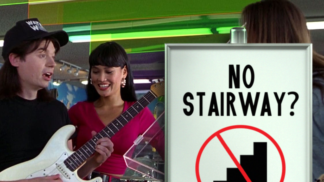 stairway to heaven chords wayne's world