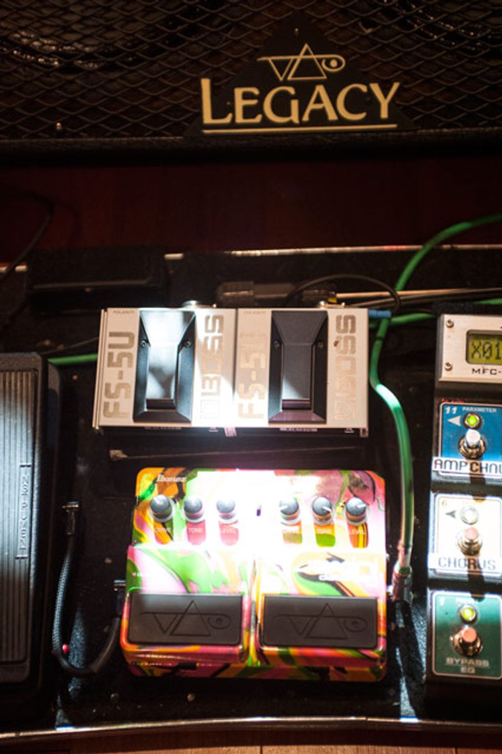 Steve Vai's Pedalboard - Close Up