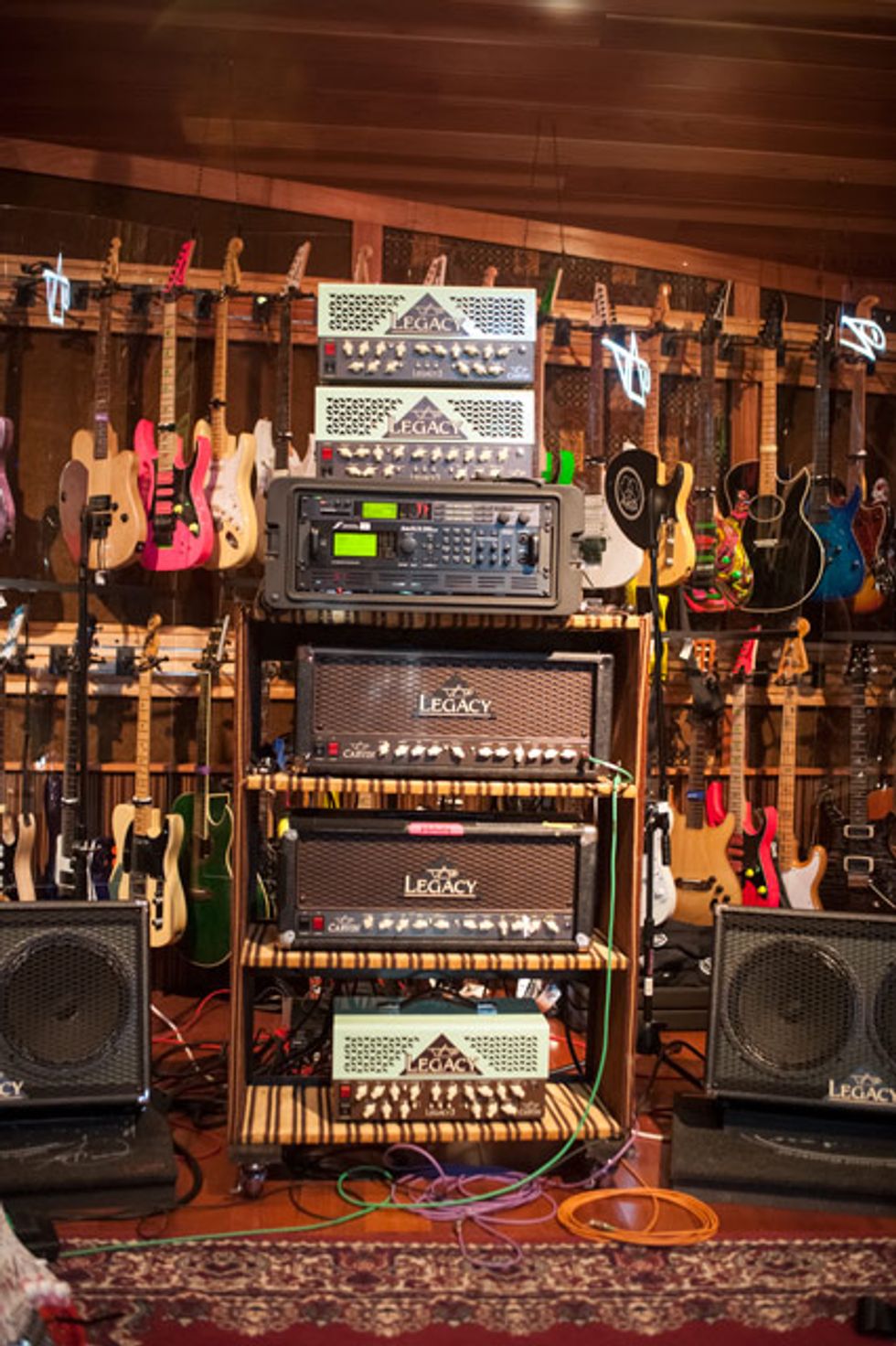 Steve Vai's Recording Setup - Amps