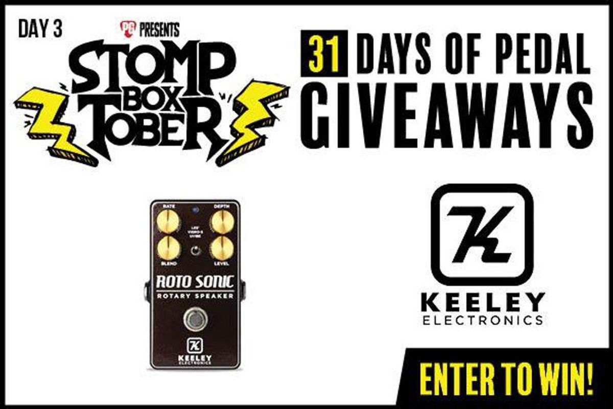 Stompboxtober Day 3: Keeley Roto Sonic Rotary Simulator