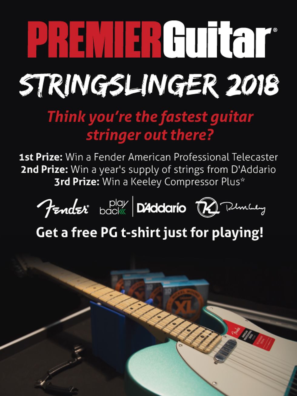 PG's String Slinger 2018: How fast can YOU restring your guitar? - Premier Guitar