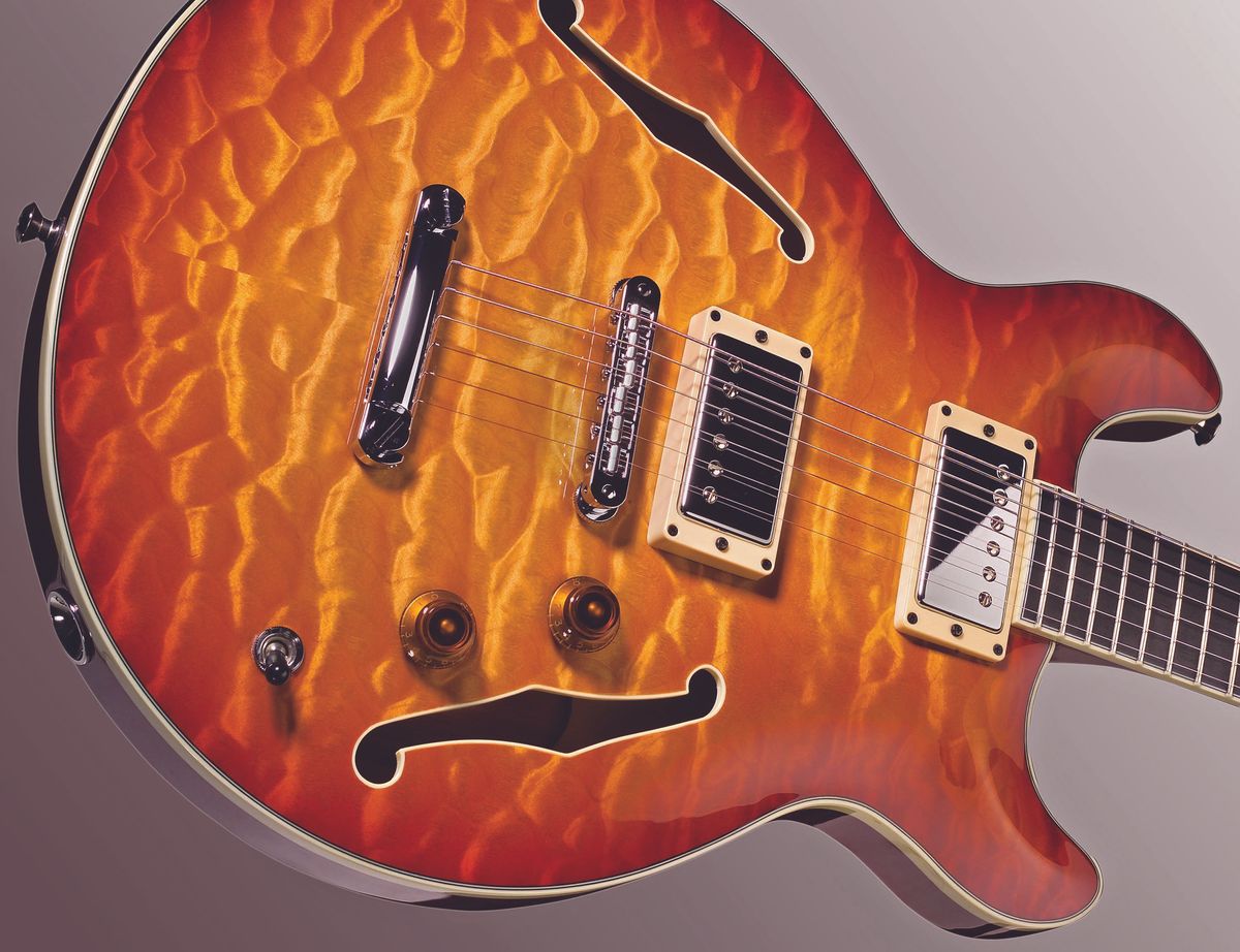 Sunburst guitar