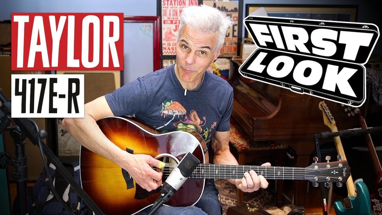 Taylor Guitars 417e-R Grand Pacific Acoustic Electric Guitar Demo ...